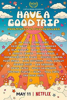 Poster phim Ảo giác: Chuyến phiêu lưu vui vẻ (Have a Good Trip: Adventures in Psychedelics) - 2020