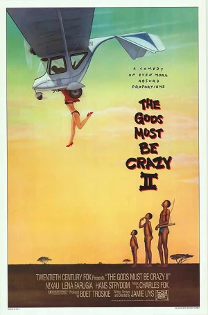 Poster phim Đến Thượng Đế Cũng Phải Cười 2 (The Gods Must Be Crazy 2) - 1989