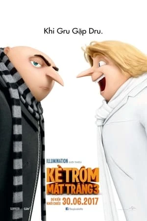 Poster phim Kẻ Trộm Mặt Trăng 3 (Despicable Me 3) - 2017