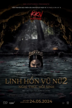 Poster phim Linh Hồn Vũ Nữ 2: Nghi Thức Hồi Sinh (Dancing Village: The Curse Begins) - 2024