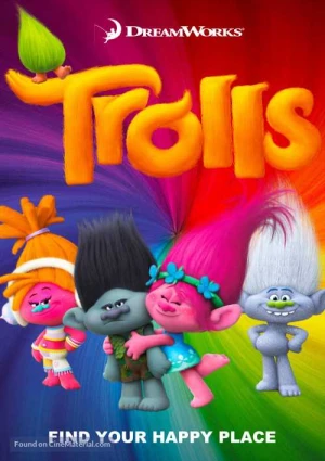 Poster phim Quỷ Lùn Tinh Nghịch (Trolls) - 2016
