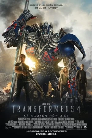 Poster phim Robot Đại Chiến 4: Kỷ Nguyên Hủy Diệt (Transformers: Age of Extinction) - 2014