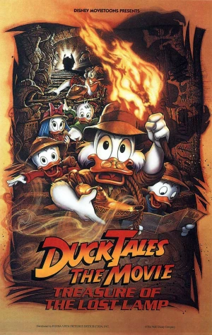 Poster phim Vịt Donal Và Kho Báu Quốc Gia (DuckTales the Movie: Treasure of the Lost Lamp) - 1990